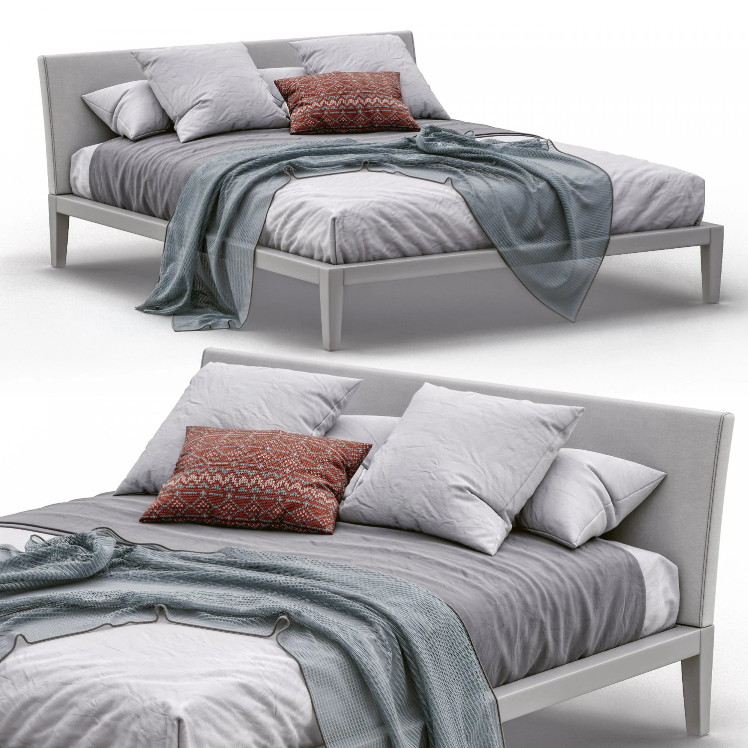 meridiani bed port 3D Model .c4d .max .obj .3ds .fbx .stl .blend 