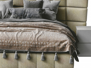 bed gaber by felis 3D 모델