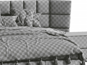 bed gaber by felis 3D 모델