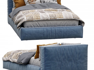 flexteam bed slim one Model 3D