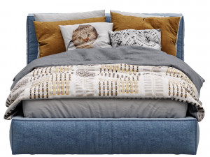 flexteam bed slim one Model 3D