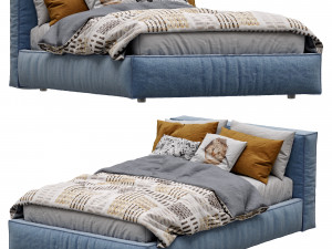 flexteam bed slim one Model 3D