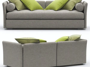 sofa figi isolotto 3D Model