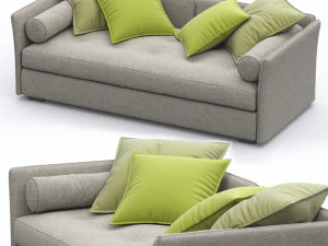sofa figi isolotto 3D Model