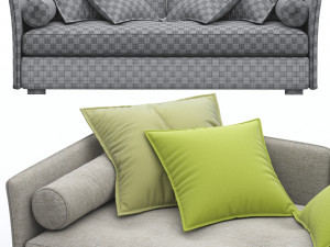 sofa figi isolotto 3D-Modell