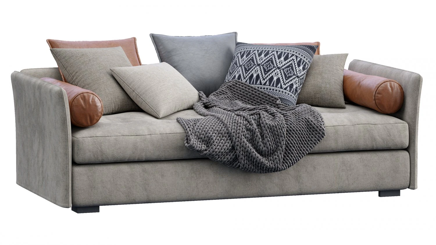 sofa figi isolotto 2 3D Model .c4d .max .obj .3ds .fbx .stl .blend 