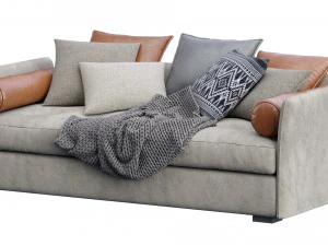 sofa figi isolotto 2 3D Model