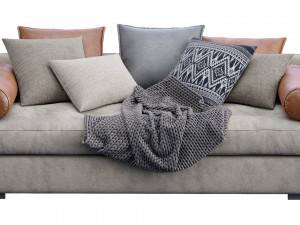 sofa figi isolotto 2 3D मॉडल