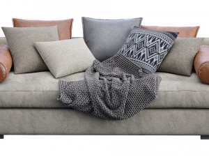 sofa figi isolotto 2 3D Model