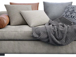 sofa figi isolotto 2 3D Model