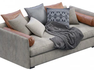 sofa figi isolotto 2 3D Model
