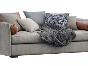 sofa figi isolotto 2 3D Model