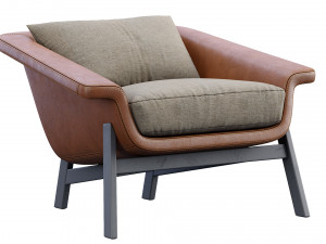 armchair sienna by casamania horm Modèle 3D