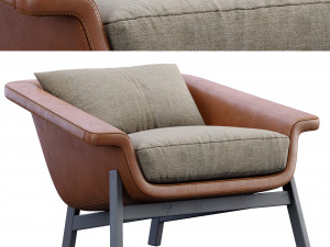armchair sienna by casamania horm Modelo 3D