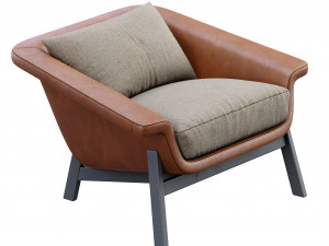 armchair sienna by casamania horm Modelo 3D