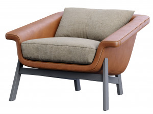 armchair sienna by casamania horm Modelo 3D