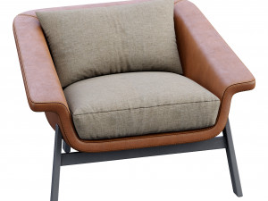 armchair sienna by casamania horm Modelo 3D