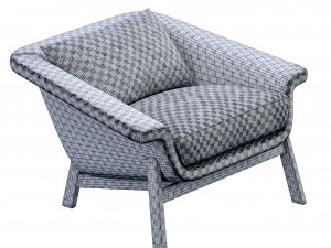 armchair sienna by casamania horm Modelo 3D