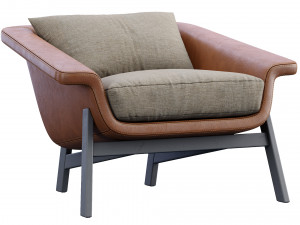 armchair sienna by casamania horm Modelo 3D