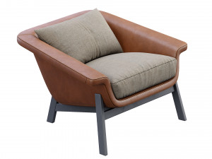 armchair sienna by casamania horm Modelo 3D