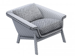 armchair sienna by casamania horm Modelo 3D