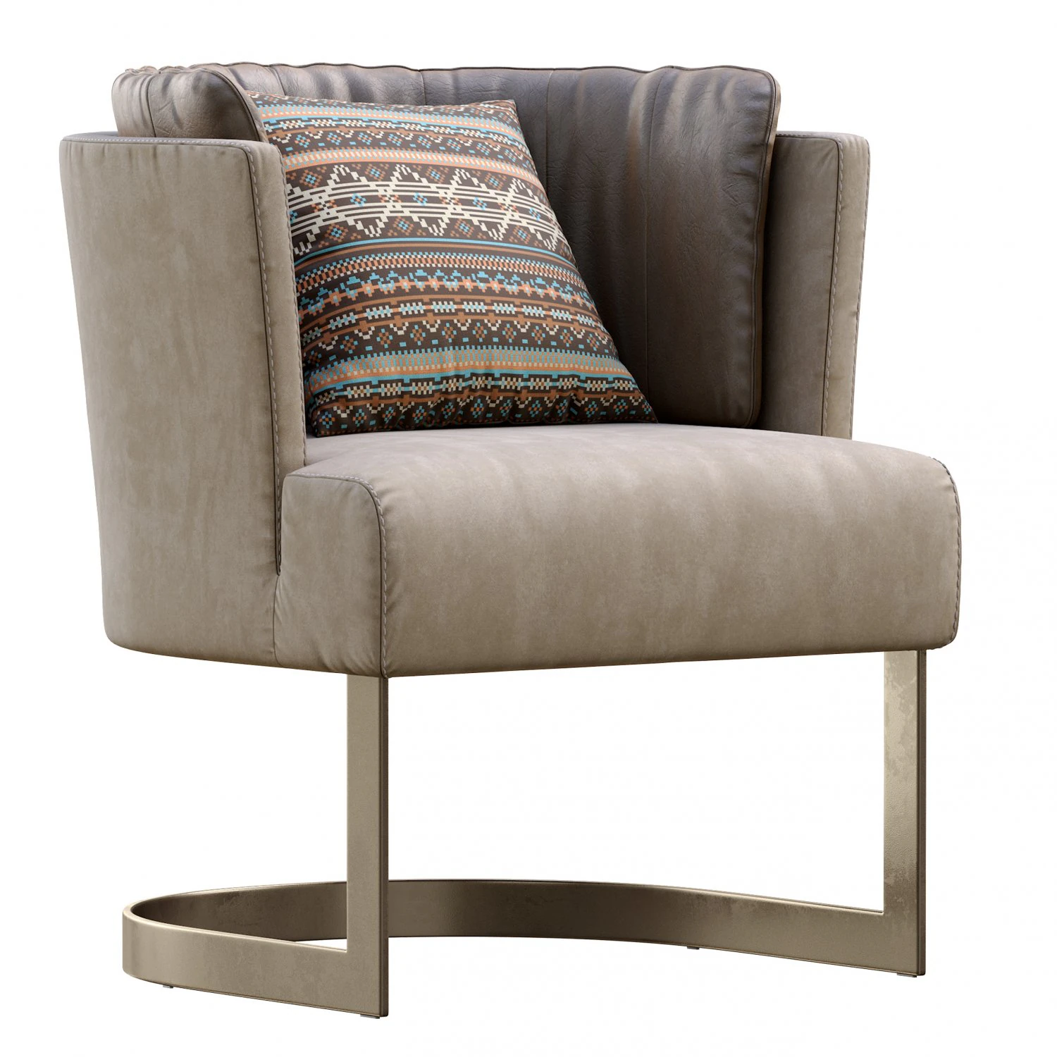 dining chair cervino by linteloo 3D Model .c4d .max .obj .3ds .fbx .stl .blend 