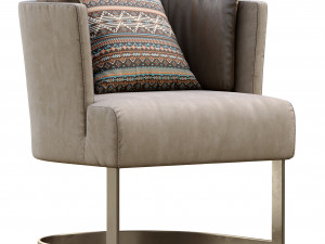 dining chair cervino by linteloo 3D मॉडल