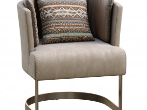 dining chair cervino by linteloo Model 3D