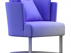 dining chair cervino by linteloo Model 3D