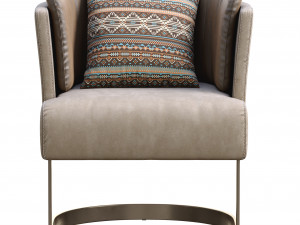 dining chair cervino by linteloo Model 3D