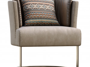 dining chair cervino by linteloo Model 3D