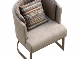 dining chair cervino by linteloo Model 3D