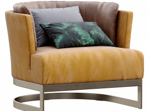 armchair cervino by linteloo 3D Model