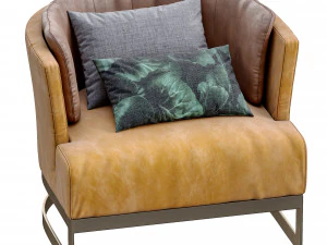 armchair cervino by linteloo 3D Model