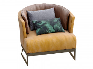 armchair cervino by linteloo 3D 모델