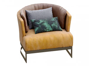 armchair cervino by linteloo 3D Model