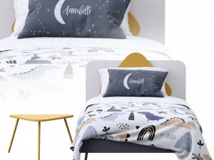 trio single bed by nidi 3D Model