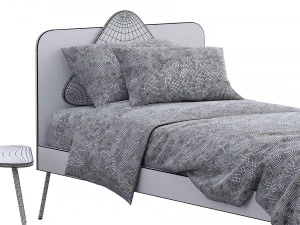 trio single bed by nidi 3D Model