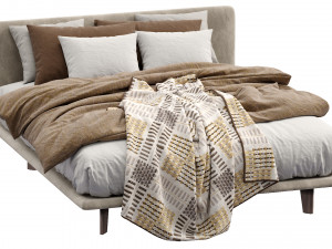bed filo by pianca 3D Модель