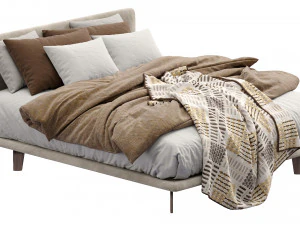 bed filo by pianca 3D Model