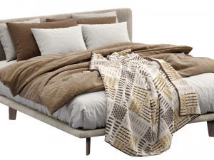 bed filo by pianca 3D Model