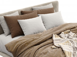 bed filo by pianca 3D Модель