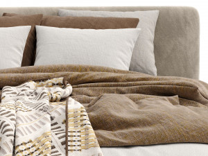 bed filo by pianca 3D Модель