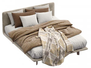 bed filo by pianca 3D Model