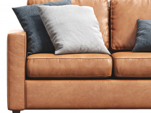 henry sofa by west elm 3D Model