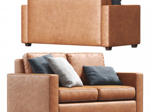 henry sofa by west elm 3D Model