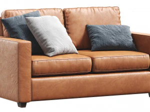 henry sofa by west elm 3D Model