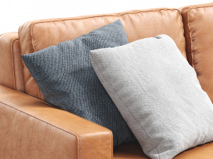 henry sofa by west elm 3D Model