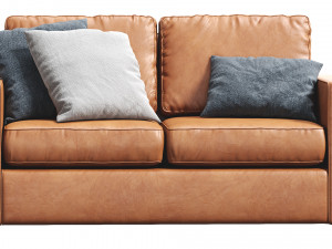 henry sofa by west elm 3D Model