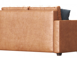 henry sofa by west elm 3D Model